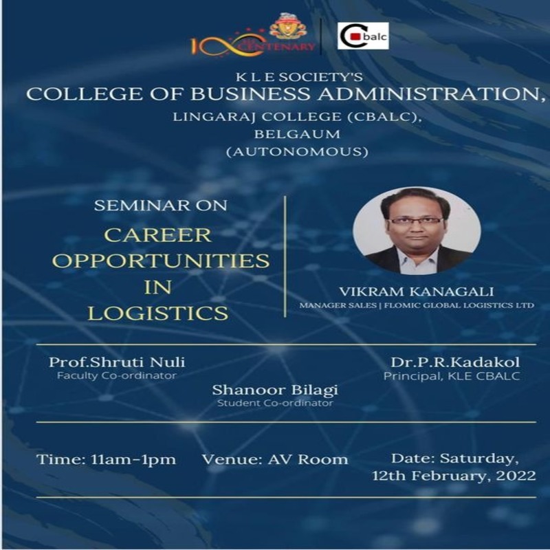 Seminar on Career Opportunities in Logistics