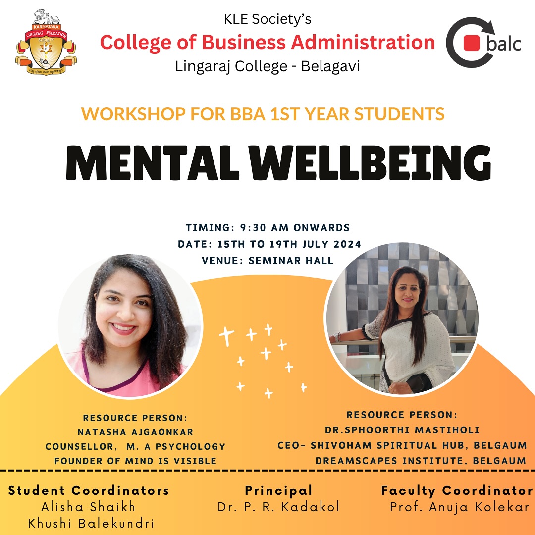 Workshop on “Mental Wellbeing”