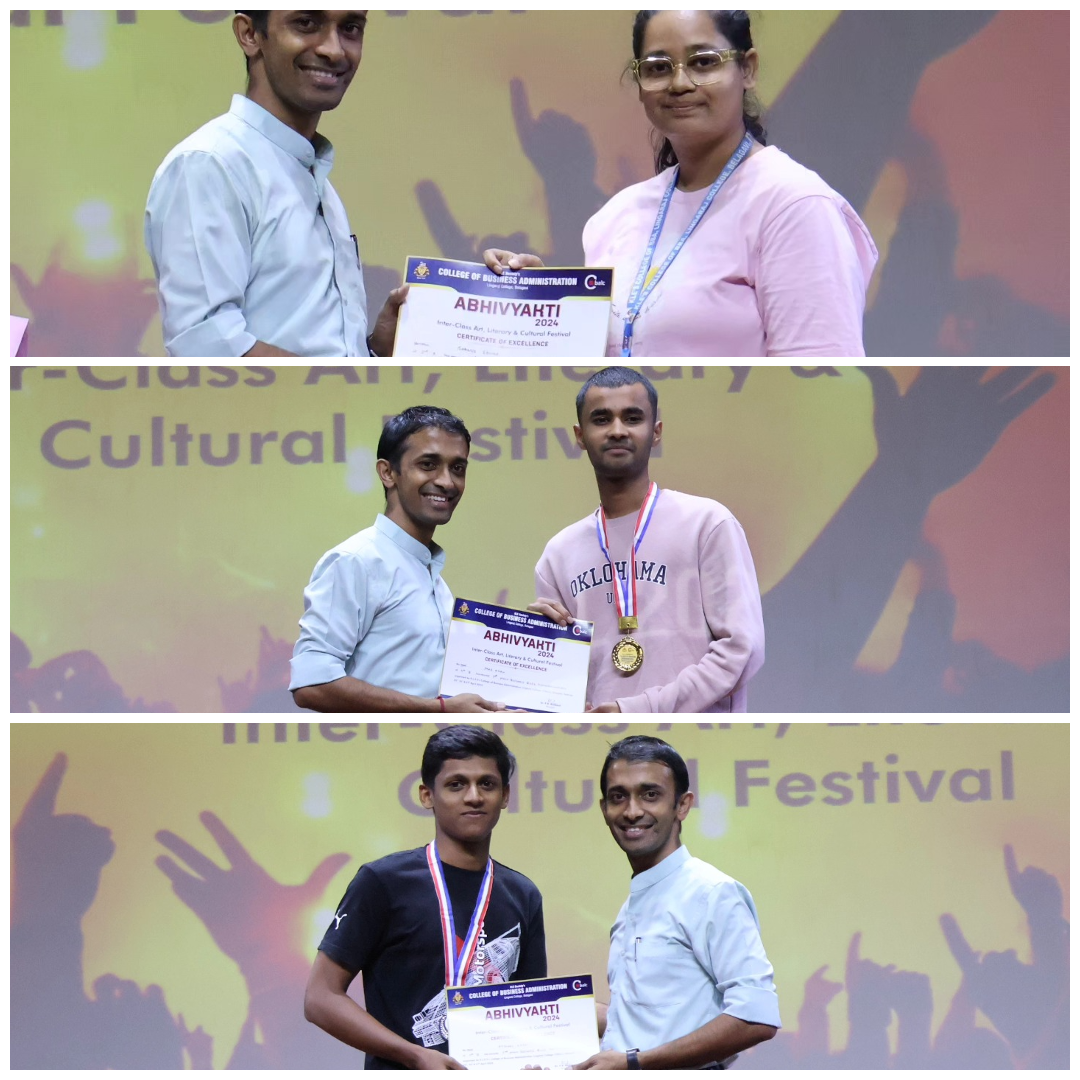 Abhivyakti 2024 – Winners of Business Quiz Event
